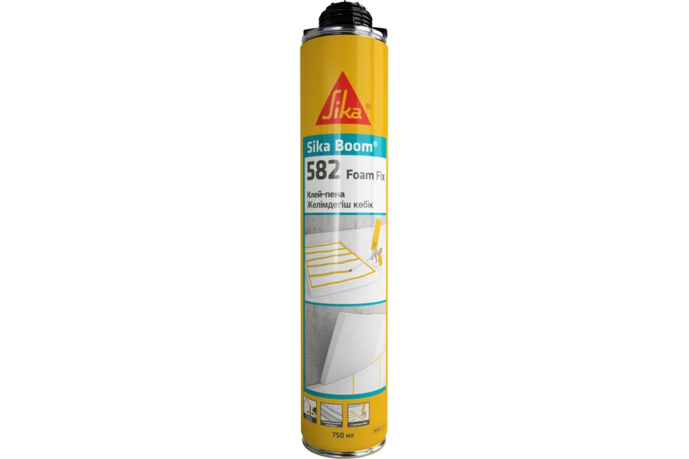 Профессиональная полиуретановая клей-пена SikaBoom®-582 Foam Fix 750 мл