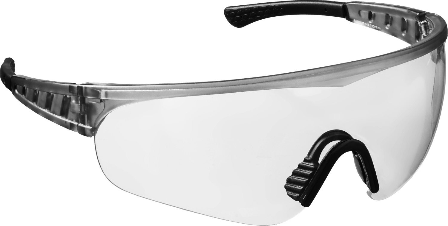 STAYER PRO-X прозрачные, широкая монолинза, открытого типа, защитные очки (2-110431)