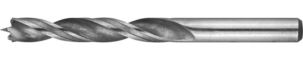 KRAFTOOL 7,0x105/60мм, спиральное сверло по дереву, двухленточное