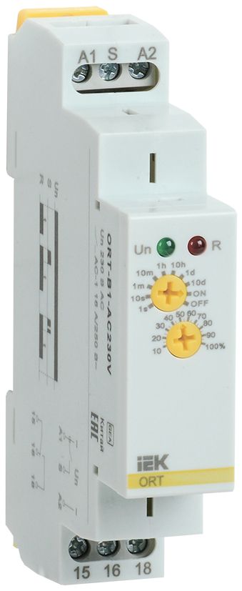 Реле задержки выключения ORT 1 контакт 230В AC IEK
