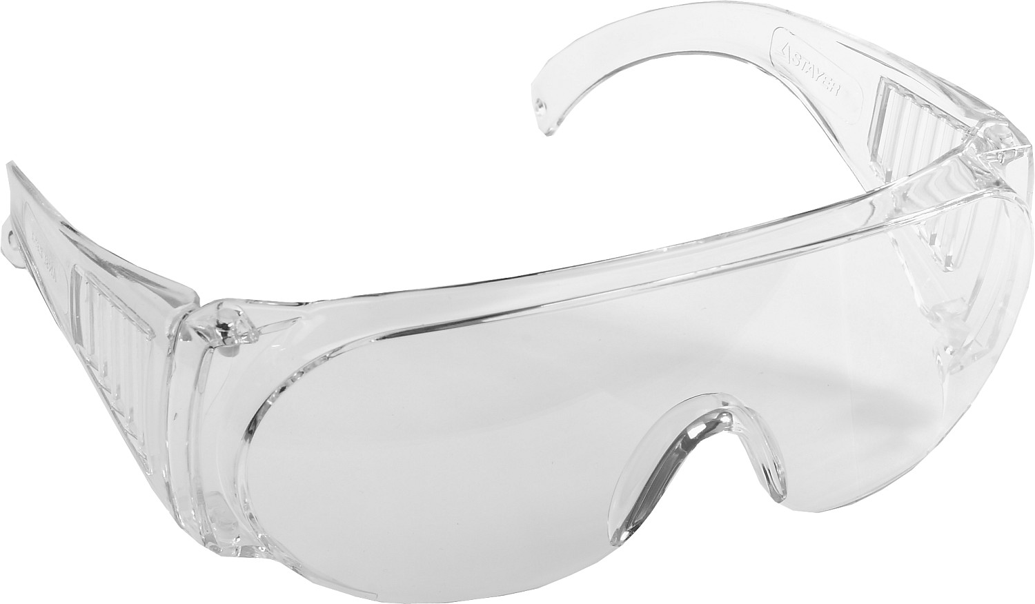 STAYER MX-3 прозрачные, монолинза с дополнительной боковой защитой и вентиляцией, открытого типа, защитные очки (11041)