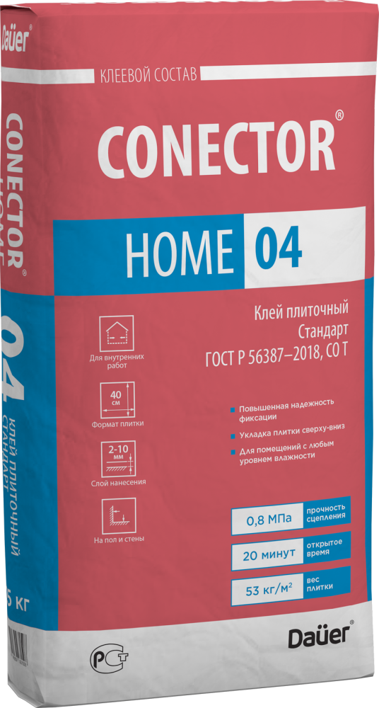 CONECTOR 04 Клей плиточный Стандарт 25 кг