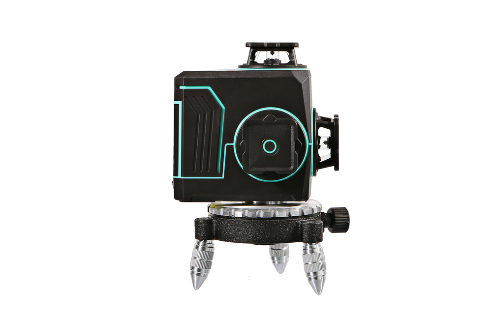 Уровень лазерный 12 зелёных лучей,поворотн.платф,2 аккум.,пульт д/у, Sturm!