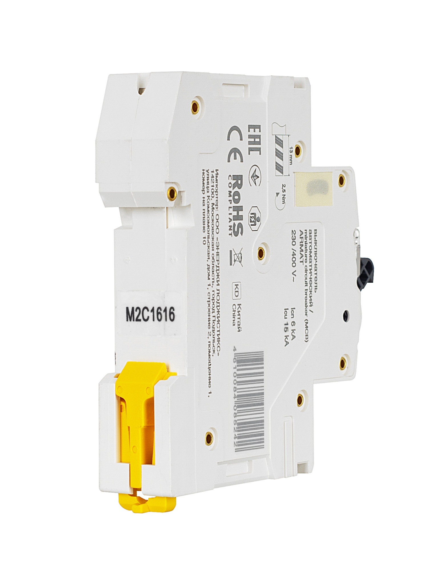 ARMAT Автоматический выключатель M06N 1P C 16А IEK