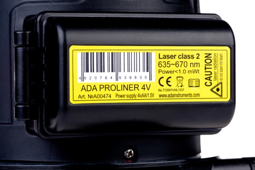 Построитель лазерных плоскостей ADA PROLiner 4V